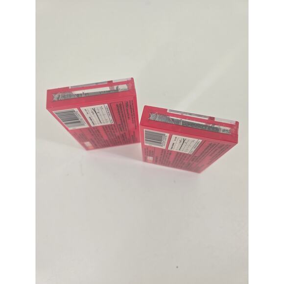 TDK D60 High Output Blank Cassette Tape 60min Type I NEW/SEALED Lot of 2 - Picture 4 of 4